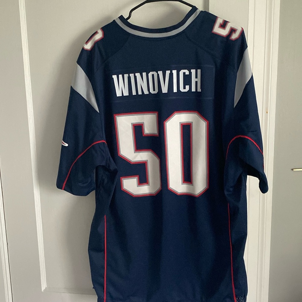 Chase Winovich Nike Authentic Jersey #50 for New England Patriots Size XL